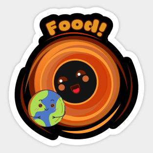 Funny Kawaii Earth Sticker